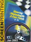 January 2003 Screen Printing Magazine